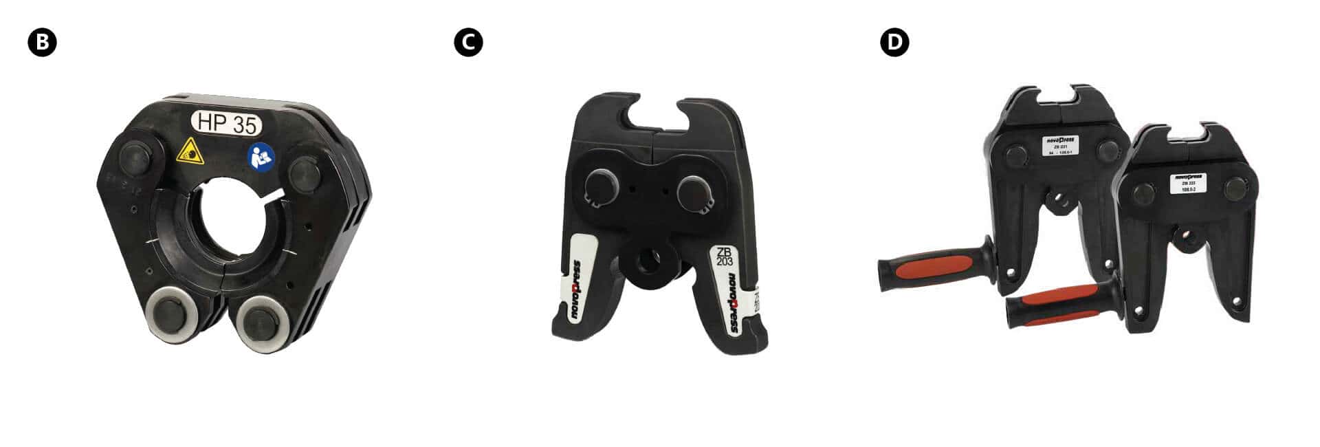 KAN-therm - System Inox - Adapters for Novopress press tools