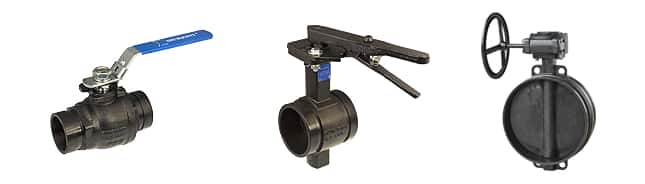 KAN-therm - Groove system - Valves and gate valves